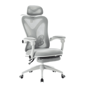 Irodai szék, szürke/fehér, VALDIS kép