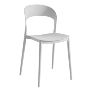 Rakásolható szék, fehér, RADANA kép