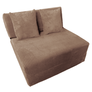 Összecsukható matrac/fotel, 2v1, bézs, PELOS kép