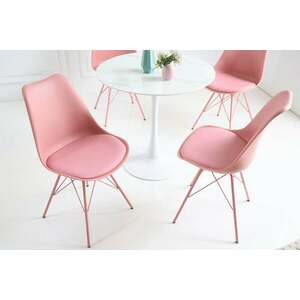 SCANDINAVIA rózsaszín műanyag szék kép