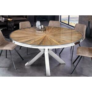 BARRACUDA teakfa kerek étkezőasztal 120cm kép