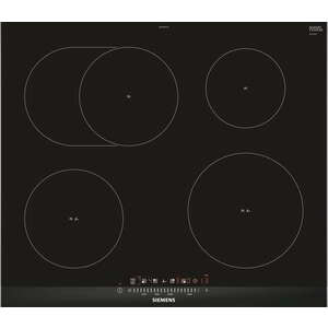Siemens EH675FFC1E Fekete, Rozsdamentes acél Beépíthető indukciós 4 zónás főzőlap kép