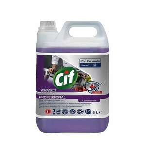 Kombinált kézi általános tisztító- fertőtlenítőszer 5 liter 2in1 cif pro formula safeguard concentrate kép