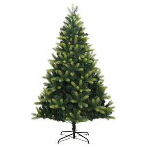 vidaXL csuklópántos műkarácsonyfa állvánnyal 150 cm kép