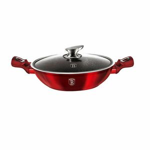 Berlinger Haus BH-7110 Burgundy Metallic Line Wok fedővel 30cm kép