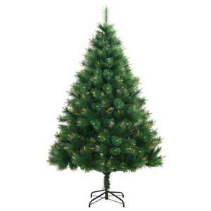 vidaXL csuklópántos műkarácsonyfa állvánnyal 180 cm kép