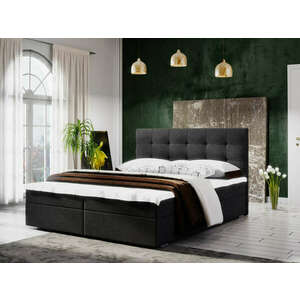 Fado II Boxspring ágy matraccal 180x200 (Bonell) Fekete kép