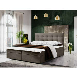 Fado II Boxspring ágy matraccal 140x200 (Bonell) Barna kép