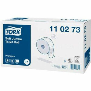 Tork 110273 Prémium Jumbo puha 2 rétegű toalettpapír, 26 cm (6 tekercs/krt.) kép