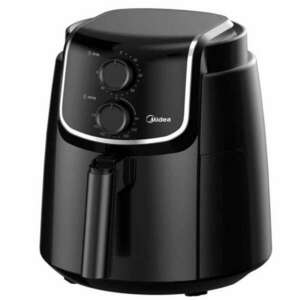 Forró levegős sütő AirFryer Midea MF-TN35D2, 1500W, 3, 5 L, DUALCYCLONE Rapid Air Technology, fekete kép