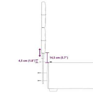 vidaXL fekete bársony rugós ágy matraccal 90x190 cm kép