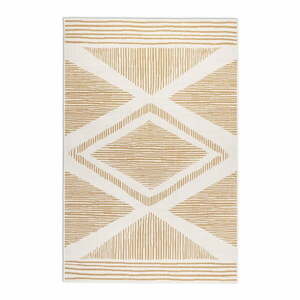 Okkersárga-krémszínű kültéri szőnyeg 160x230 cm Gemini – Elle Decoration kép