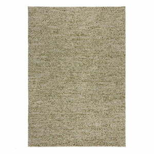 Khaki kézi szövésű gyapjúkeverék szőnyeg 80x150 cm Minerals – Flair Rugs kép