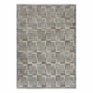 Szürke-bézs szőnyeg 200x290 cm Evelyn Blocks – Flair Rugs kép