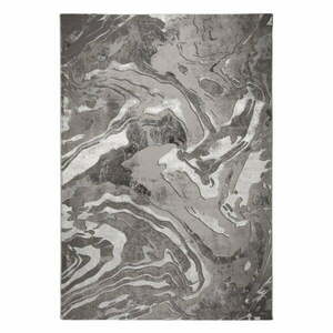 Szürke-ezüstszínű szőnyeg 200x290 cm Marbled – Flair Rugs kép