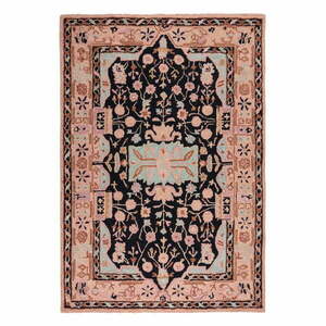 Rózsaszín kézi szövésű gyapjú szőnyeg 160x230 cm Blossom Traditional – Flair Rugs kép