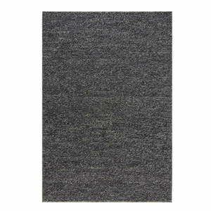 Sötétszürke kézi szövésű gyapjúkeverék szőnyeg 160x230 cm Minerals – Flair Rugs kép