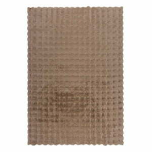 Barna szintetikus szőrme szőnyeg 180x290 cm Waffle Faux Fur – Flair Rugs kép