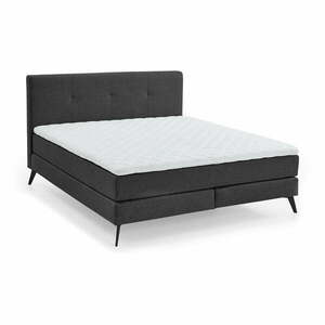 Antracitszürke boxspring ágy 160x200 cm ANCONA – Meise Möbel kép