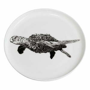 Marini Ferlazzo Sea Turtle fehér porcelán tányér, ø 20 cm - Maxwell & Williams kép