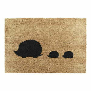 Kókuszrost lábtörlő 40x60 cm Hedgehog Family – Artsy Doormats kép