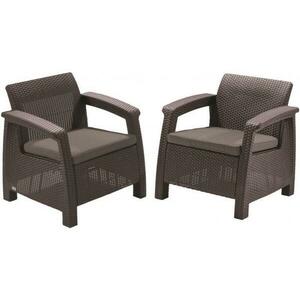 Allibert Corfu Duo műrattan fotel 2db (223175/223194/227643/258976/258977) kép