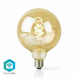 SmartLife LED izzó | Wi-Fi | E27 | 360 lm | 4.9 W | Meleg és lehűlni fehér | 1800 - 6500 K | Üveg | Android™ / IOS | Globe | 1 db kép