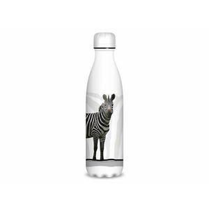 Duplafalú Fémkulacs-500ml Máté Bence- Zebra kép