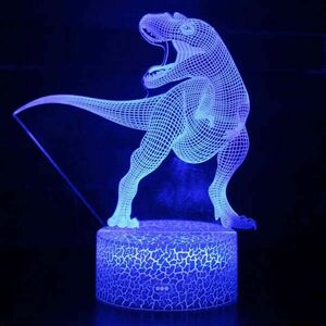 3D LED lámpa - T-Rex kép