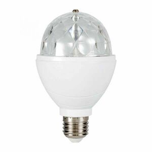 Home DL 4/27 LED diszkólámpa, 360°forgó búra, 3 x 1 W RGB LED kép