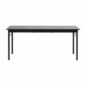 Fekete étkezőasztal 95x180 cm Savona – Unique Furniture kép