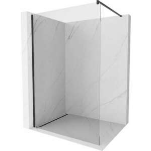 Mexen Kioto Walk-In Zuhanyfal 140 x 200 cm, átlátszó üveg 8 mm, fekete - 800-140-101-70- Walk-In Zuhanyfal kép