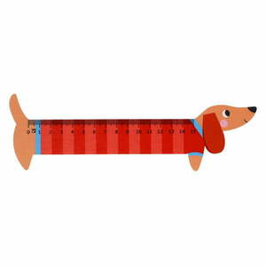 Vonalzó Sausage Dog – Rex London kép