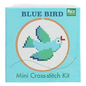 Kreatív készlet Cross-stitch Kit Blue Bird – Rex London kép