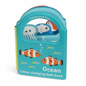 Interaktív játék Colour changing bath book Ocean – Rex London kép