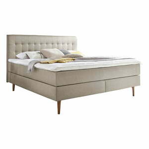 Bézs boxspring ágy 160x200 cm Massello – Meise Möbel kép