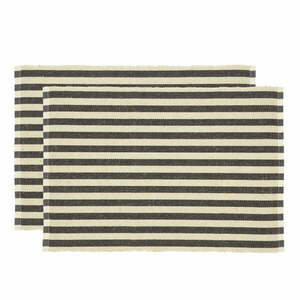 Textil tányéralátét szett 2 db-os 33x48 cm Statement Stripe – Södahl kép