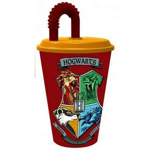 Harry Potter Houses szívószálas pohár, műanyag 430 ml kép