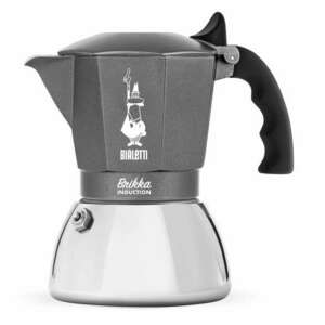 Bialetti Brikka 4 személyes ezüst-szürke indukciós kotyogós kávéfőző (7317) kép