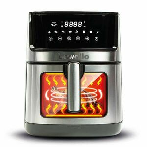 Forrólevegős sütő - dupla fűtőszállal - 7, 5 l Bewello Airfryer 1500+500 W - BW1002C kép