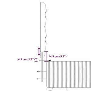 vidaXL sötétzöld bársony rugós ágy matraccal 140x190 cm kép