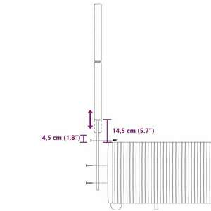 vidaXL sötétzöld bársony rugós ágy matraccal 140x190 cm kép