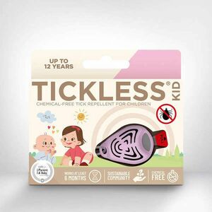 Tickless Kid ultrahangos kullancsriasztó babáknak és kisgyerekeknek Pink kép