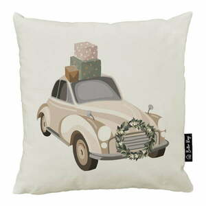 Párnahuzat karácsonyi mintával 45x45 cm Festive Car – Butter Kings kép