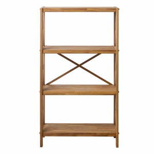 Natúr színű tölgyfa polcos állvány 70x124 cm X-Shelf – Unique Furniture kép