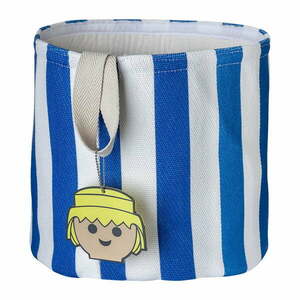 Kék textil játéktároló kosár ø 30x28 cm Stripes – Playmobil kép