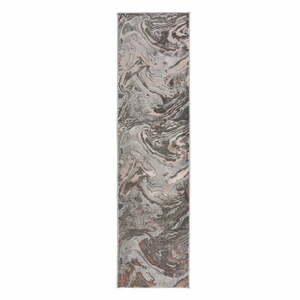 Szürke-bézs futószőnyeg 60x230 cm Marbled – Flair Rugs kép