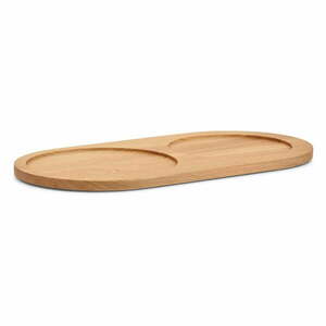 Kisállat tálka alátét 24x46 cm Doppio Oak Natural M/L – MiaCara kép