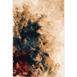 Gyapjú szőnyeg 133x180 cm Burst dark beige – Agnella kép