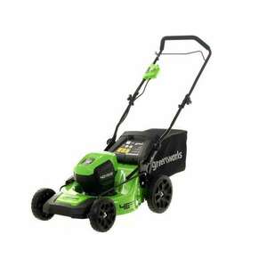 Fűnyíró fűgyűjtős, akkumulátoros Greenworks GD40LM46HPK4 40 v, 46 cm, akku- és töltővel kép